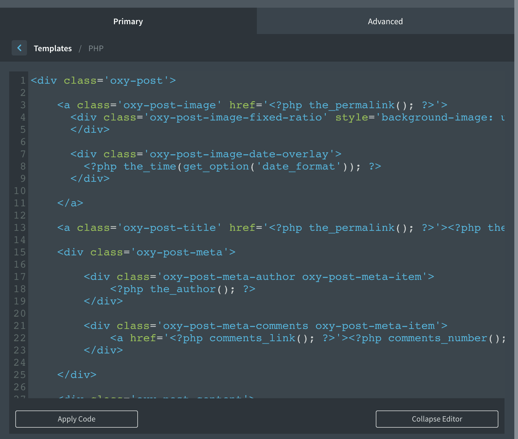 How to increase the font size of code in Oxygen s code editor