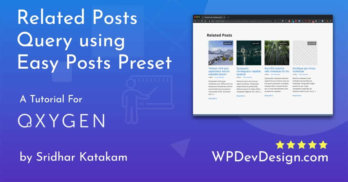 Custom Related Posts Query using Easy Posts Preset