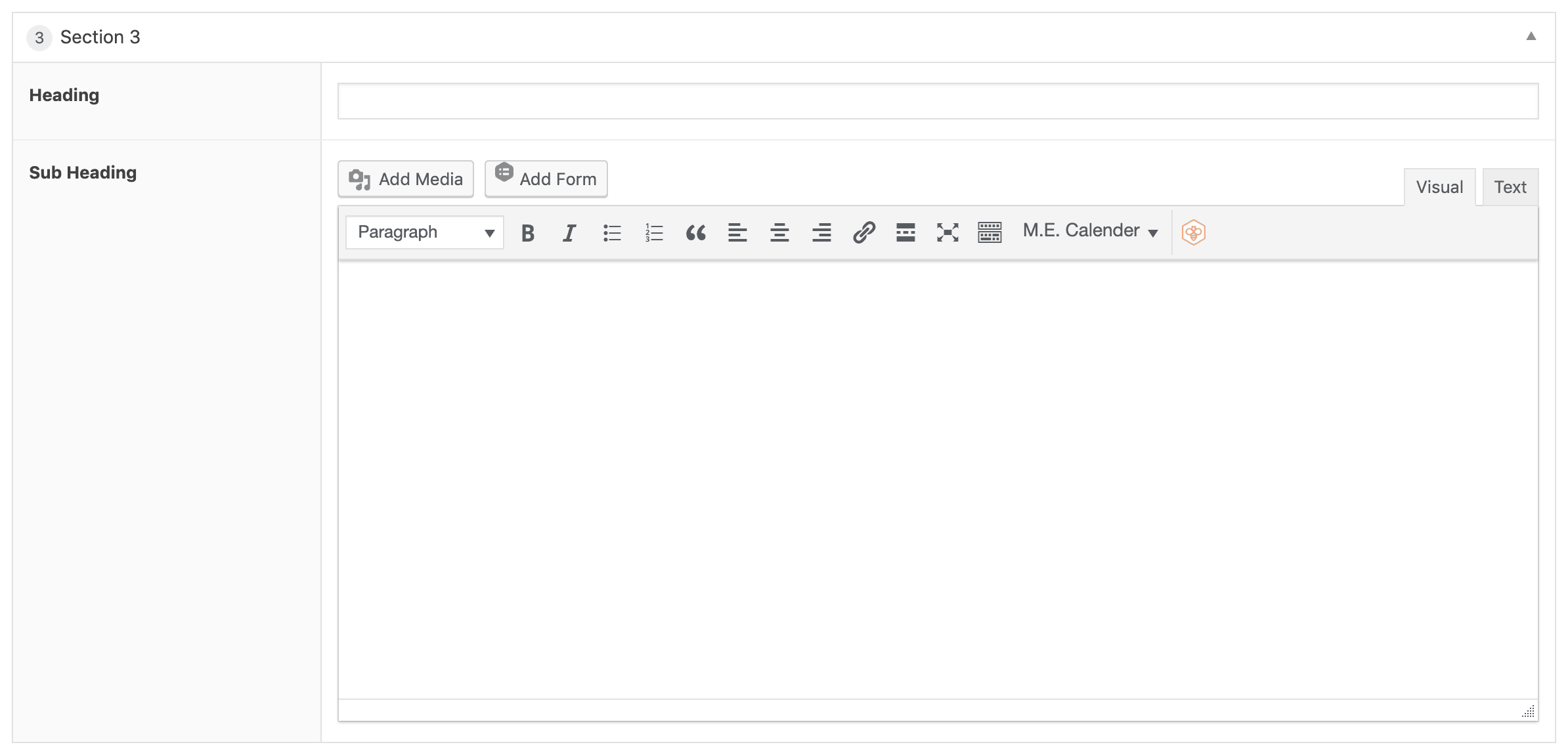 ACF Flexible Content Layout Types