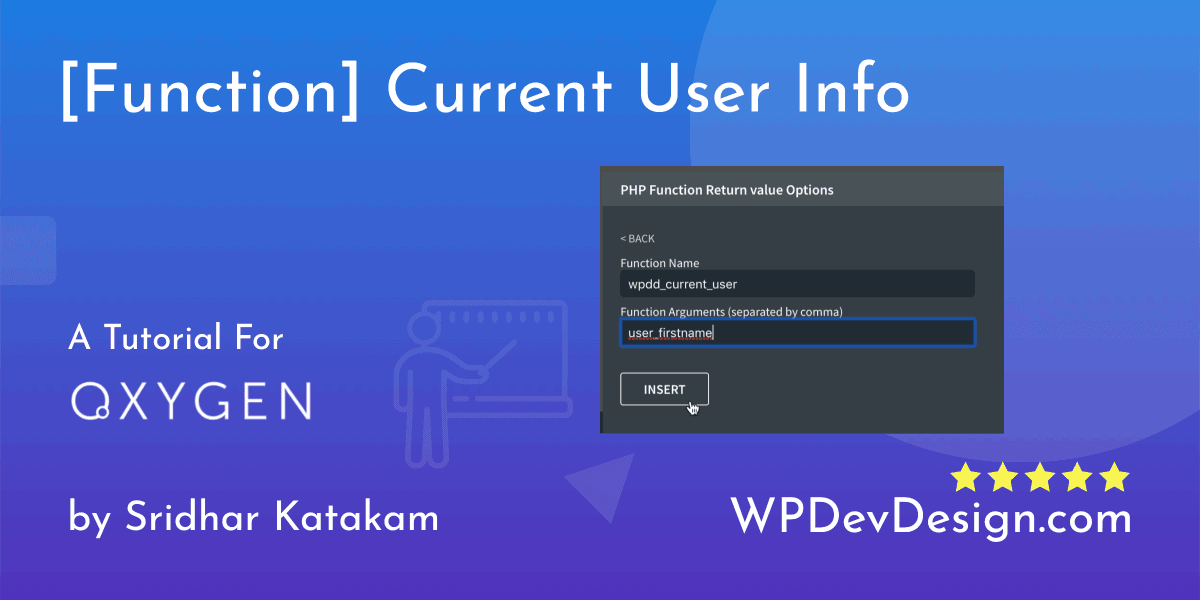[Function] Current User Info