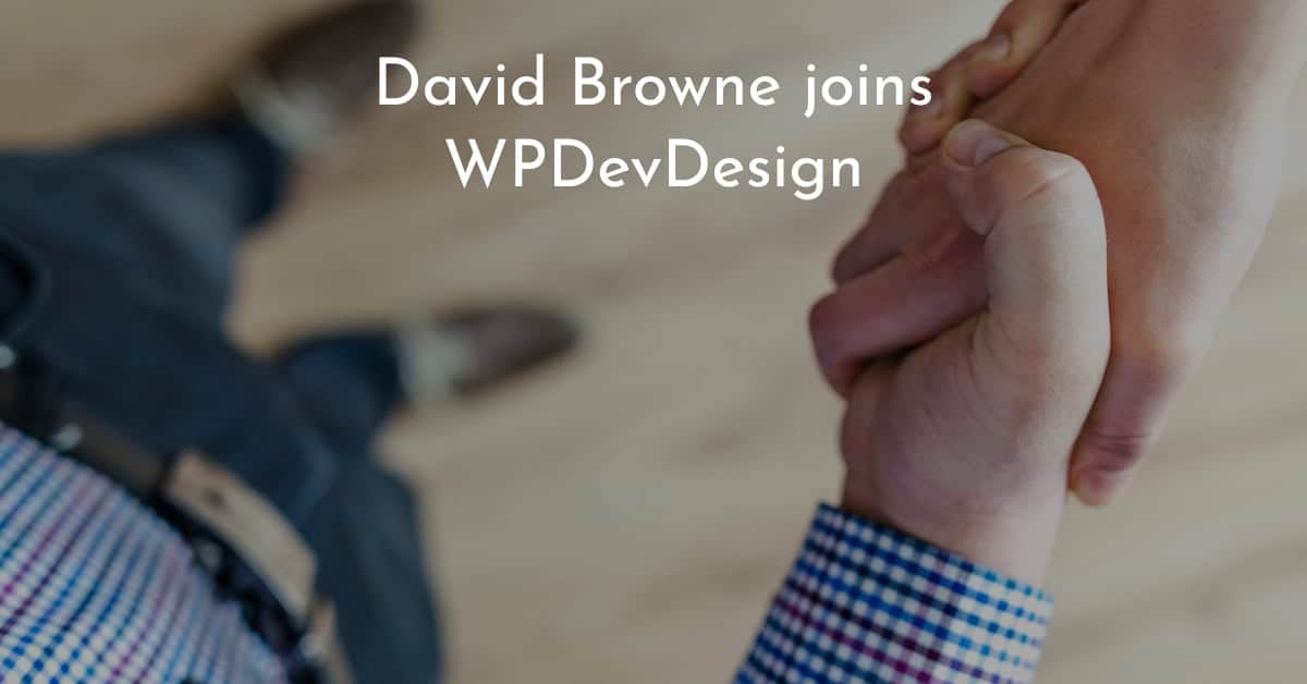 David Browne joins WPDevDesign