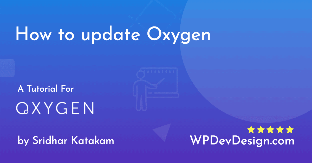 How to update Oxygen