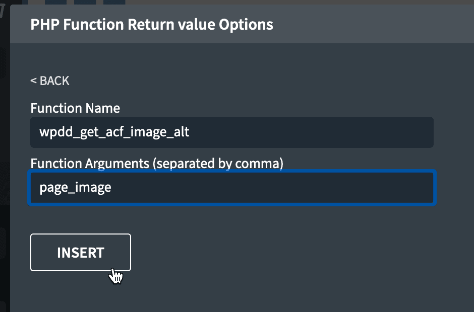 ACF Image Alt Text in Oxygen