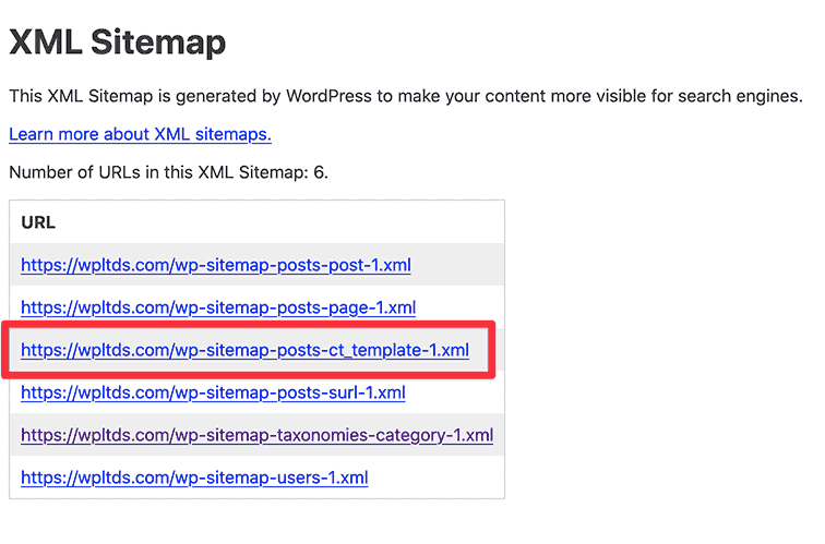 How to Disable WP Sitemap Generation for Oxygen Templates