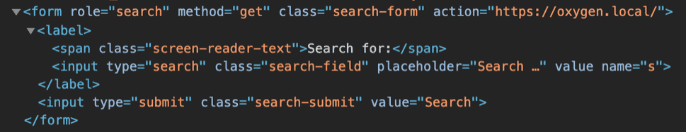 Customizing HTML output of a specific search form in WordPress