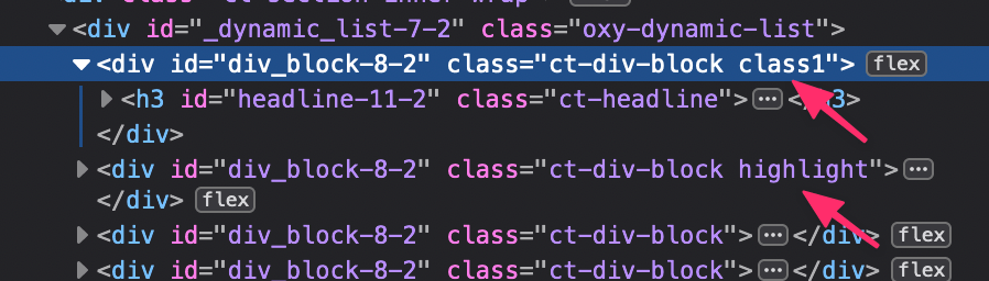 Meta Box Group’s Sub-Field Value as Oxygen Repeater Div’s Class