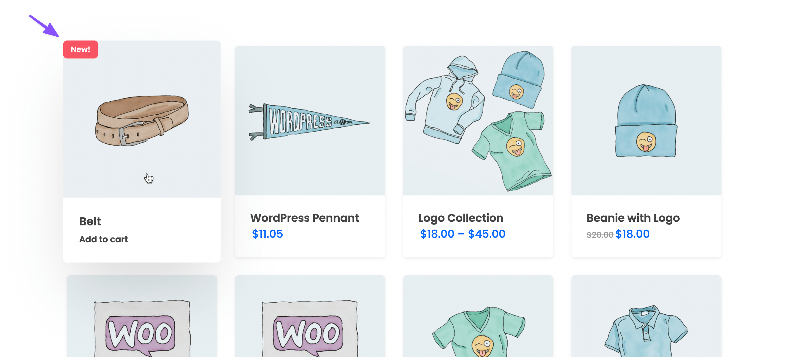 Custom WP Grid Builder Block for Showing NEW Badge on WooCommerce Products