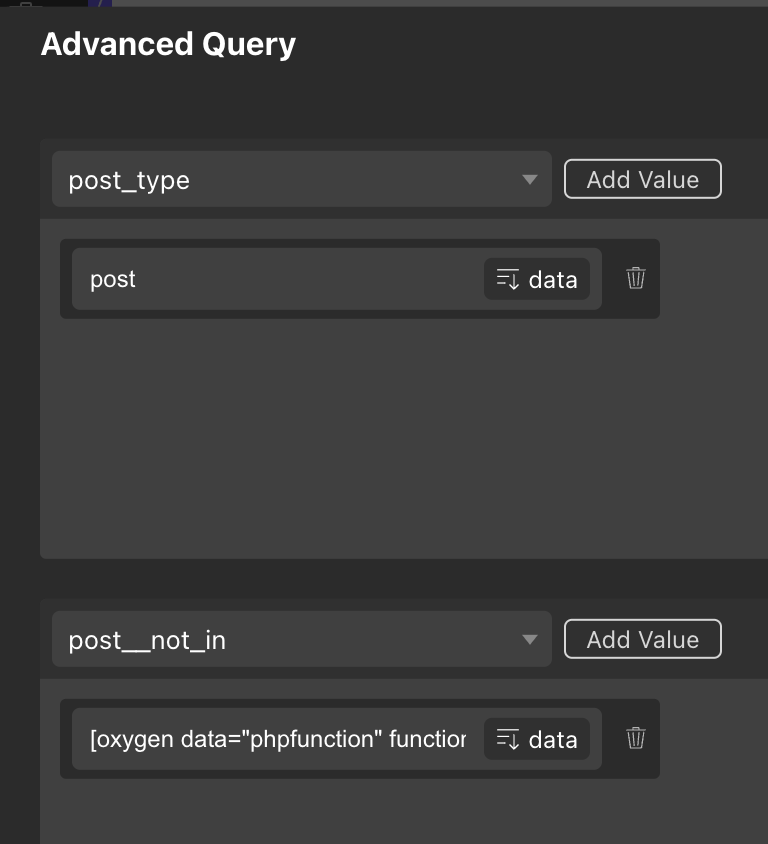 Advanced Query Param for Excluding Restricted Posts To Current User with Restrict Content Pro in Oxygen